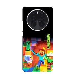 Чехлы для Realme GT5 Pro (Персонажи Майн Крафт) (Герой Майнкрафт)
