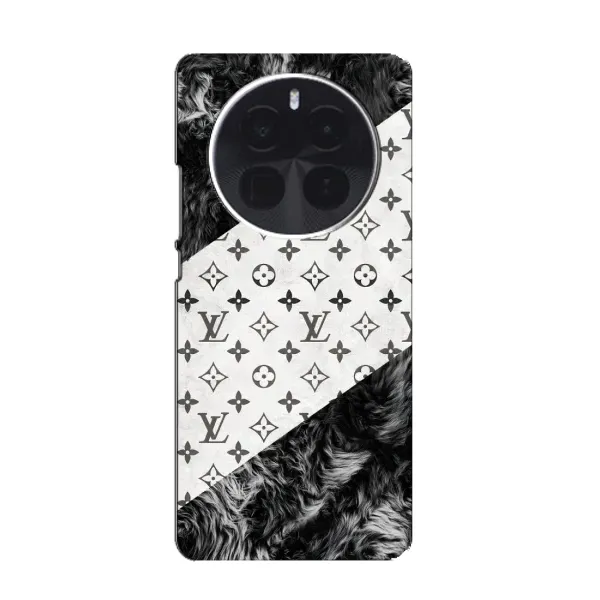 Чехол с рисунком «LV на белом» для Realme GT5 Pro