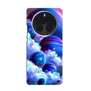 Чехлы КОСМОС для Realme GT5 Pro (Синие планеты)