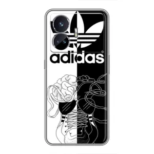 Чехол в стиле "Адидас" для Реалми ГТ2 (Adidas шнурки)