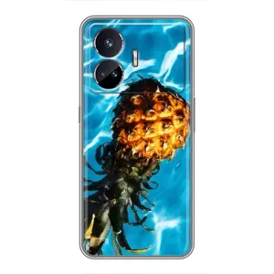 Чехол с изображением вкусной еды для Realme GT5 (Ананас)