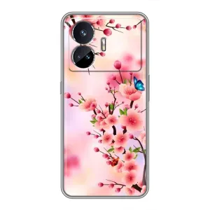 Чохол з картинкою Сакури на Realme GT5 (Метелики на сакурі)