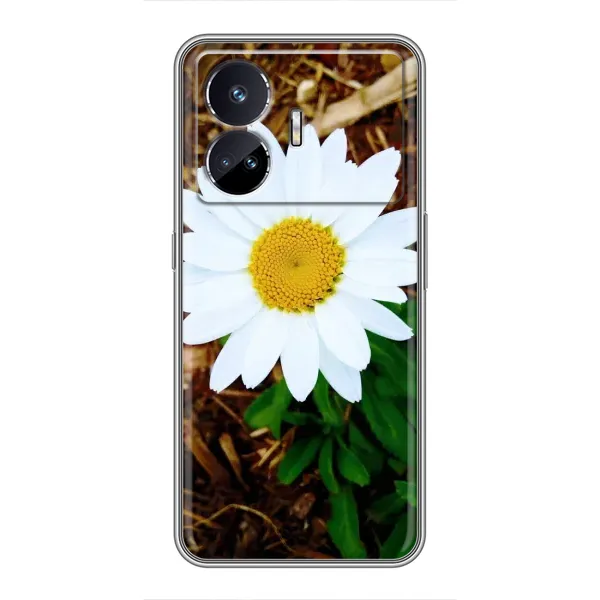 Чехол с рисунком «Белая ромашка» для Realme GT5 Чехол с рисунком «Белая ромашка» для Realme GT5