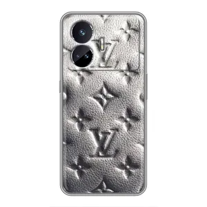 Текстурный Чехол Louis Vuitton для Реалми ГТ2 (Бежевый ЛВ)