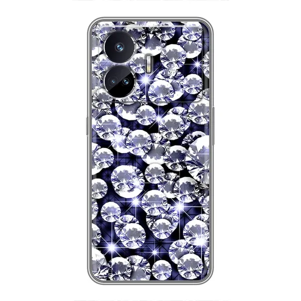 Чехол с рисунком «Бриллианты» для Realme GT5
