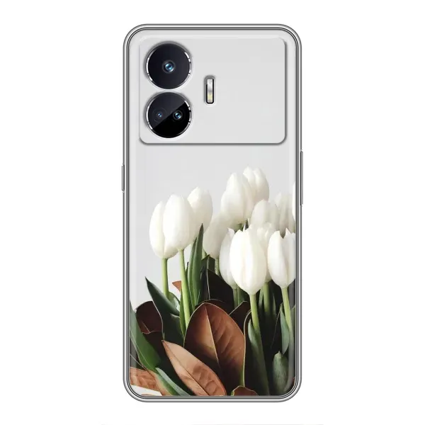 Чехол с рисунком «Букет тюльпанов» для Realme GT5 Чехол с рисунком «Букет тюльпанов» для Realme GT5