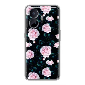 Чехлы с принтом Розочки для Realme GT5 (Чайные розы)