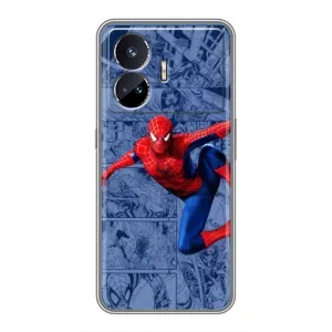 Силиконовый Чехол для Realme GT5 (Человек Паук)