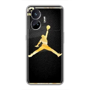 Силиконовый Чехол Nike Air Jordan на Реалми ГТ2 (Джордан 23)