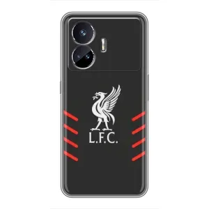 Силиконовые Чехлы принт Футбол на Realme GT5 (Эмблема Liverpool)