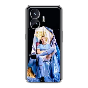 Чехлы с принтом для Realme GT5 Футболист (футболист Холанн)