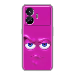 Чохли (ТПУ) (смішні стікери) для Realme GT5 (Хитра мордочка)