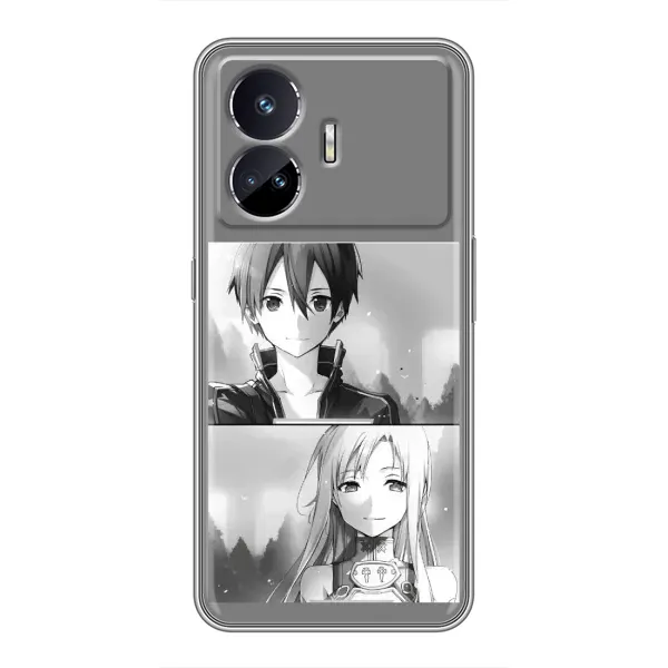 Чехол с рисунком «Кирито-Асуна» для Realme GT5 Чехол с рисунком «Кирито-Асуна» для Realme GT5