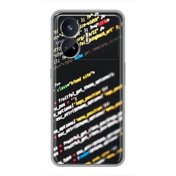 Чехол с рисунком «Код» для Realme GT5 Чехол с рисунком «Код» для Realme GT5