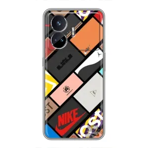 Чохол з Брендами одягу на Реалмі ГТ5 (Коробки)