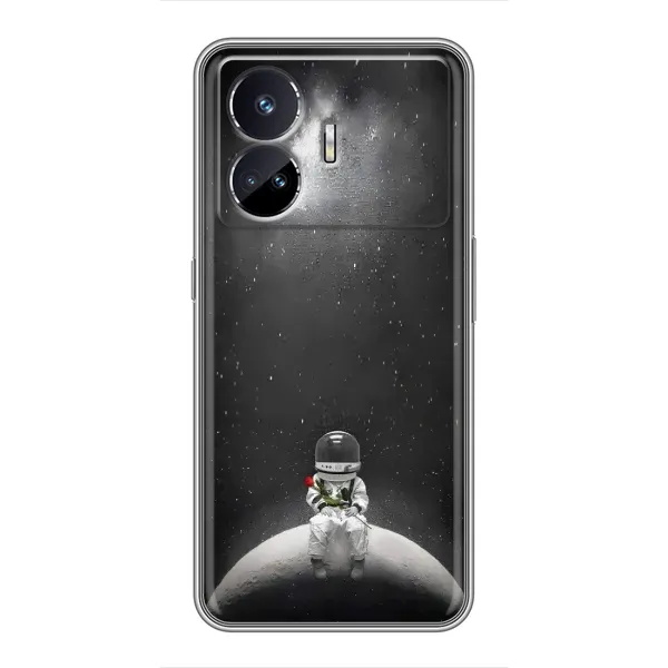 Чехол с рисунком «Космонавт романтик» для Realme GT5 Чехол с рисунком «Космонавт романтик» для Realme GT5
