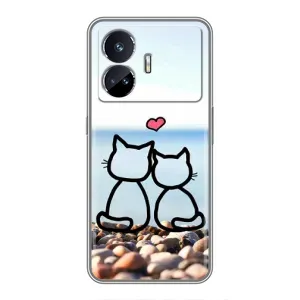 Силиконовые Чехлы Любимому человеку для Realme GT5 (Котейки)