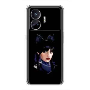 Чехлы с принтом Уэнсдей на Realme GT5 (Милая Уэнсдей)