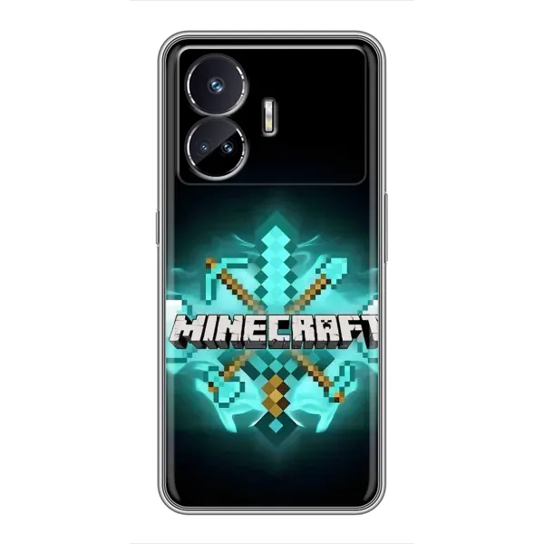Чехол с рисунком «MineCraft 2» для Realme GT5