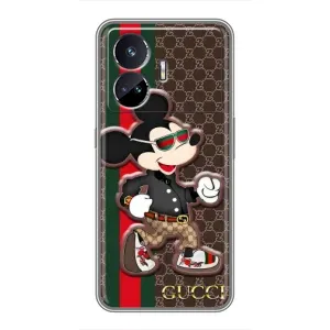 Чехлы Бренд GUCCI для Realme GT5 (Маус Гуччи)