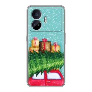 Чохол новорічна ялинка на Realme GT5 (Новорічний настрій)
