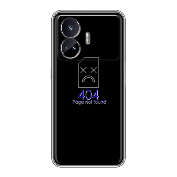 Чехол с рисунком «Ошибка 404» для Realme GT5 Чехол с рисунком «Ошибка 404» для Realme GT5