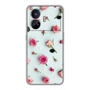 Чехлы с принтом Розочки для Realme GT5 (Разные цветы)