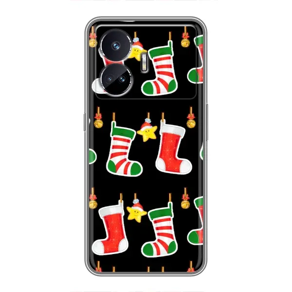 Чехол с рисунком «Рождественские подарки» для Realme GT5 Чехол с рисунком «Рождественские подарки» для Realme GT5