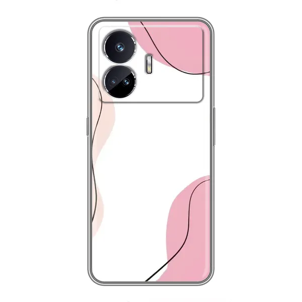 Чехол с рисунком «Розовый фон» для Realme GT5 Чехол с рисунком «Розовый фон» для Realme GT5