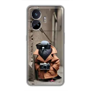 Чехол с мемами тралалело тралала для Realme GT5 (Шпиониро голубио)