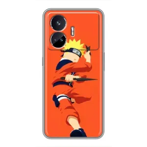 Чохли з принтом НАРУТО на Realme GT5 (Силует Наруто)