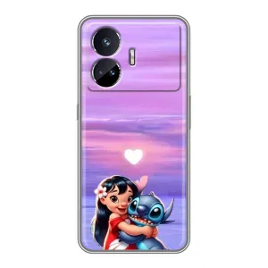 Чехол с рисунком Стич для Realme GT5 (Стич и Лило)
