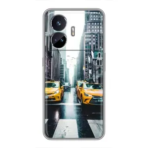 Силиконовый бампер (Работники) на Realme GT5 (Такси)