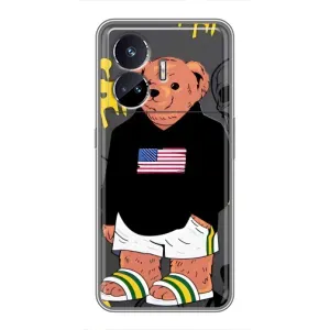 Чехлы Мишка Тедди для Реалми ГТ2 (Teddy USA)