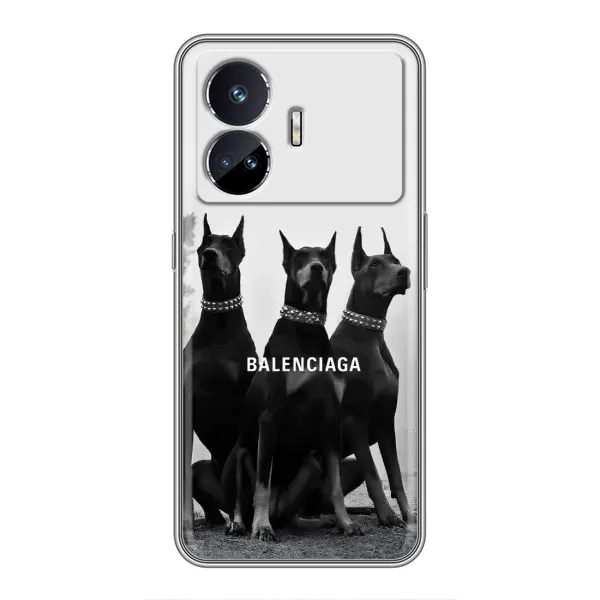 Чехол с рисунком «Три добермана» для Realme GT5 Чехол с рисунком «Три добермана» для Realme GT5