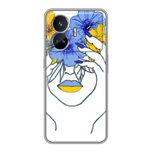 Чохол на Realme GT5 (Український дизайн) (Українка на всю голову)