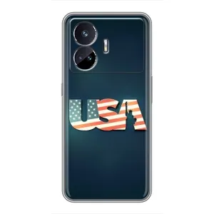 Чохол Прапор USA для Realme GT5 (USA)