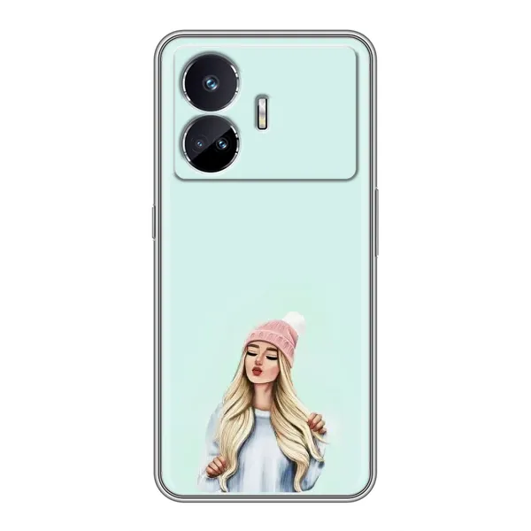 Чохол з малюнком «В шапці» для Realme GT5 Чохол з малюнком «В шапці» для Realme GT5