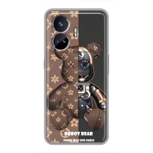 Силиконовый чехол для Realme GT5 (Медмедь Луи Виттон)