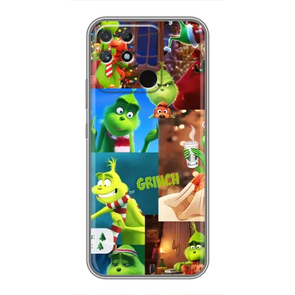 Чехол с рисунком «Арт Гринч» для Realme NARZO 30A Чехол с рисунком «Арт Гринч» для Realme NARZO 30A