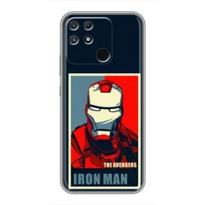 Чехол Супергерой Железный человек на Realme NARZO 30A (Art Iron man)