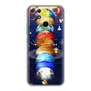 Чехол (ТПУ) с планетами на Realme NARZO 30A (Арт планети)