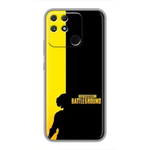Чехол (TPU) с картинкой "Лого Пабг" на Реалми Нарзо 30а (Battlegrounds)