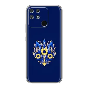 Чехол Укр Символика для Realme NARZO 30A (Цветущий Герб)