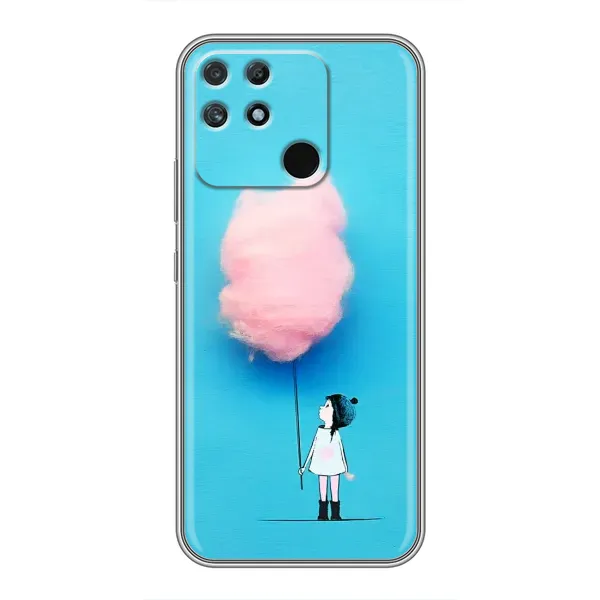 Чехол с рисунком «Девочка с тучкой» для Realme NARZO 30A Чехол с рисунком «Девочка с тучкой» для Realme NARZO 30A