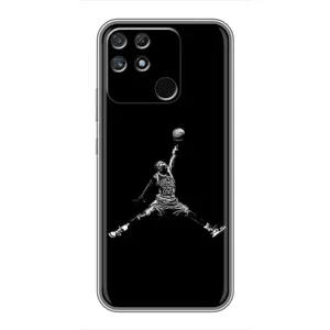 Силіконовый Чохол Nike Air Jordan на Реалмі Нарзо 30а (Джордан)