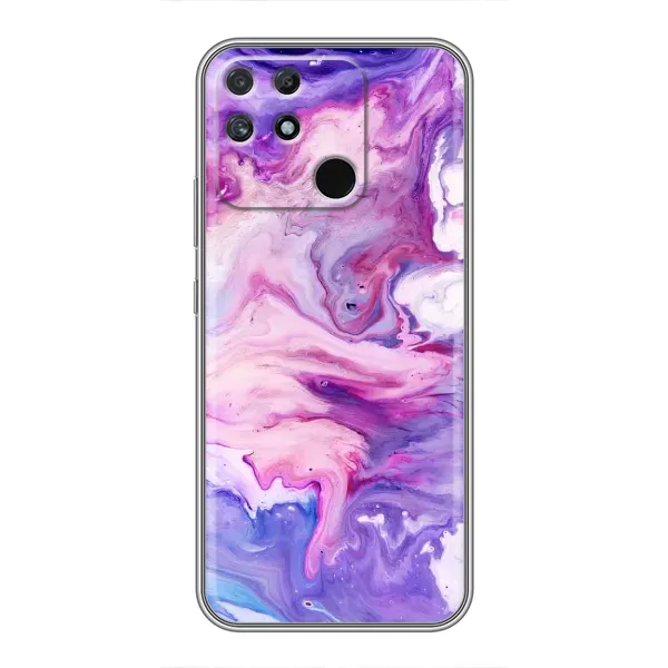 Чехол с рисунком «Фиолетовый мрамор» для Realme NARZO 30A Чехол с рисунком «Фиолетовый мрамор» для Realme NARZO 30A