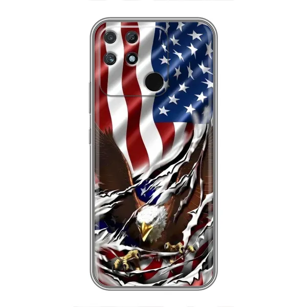 Чехол с рисунком «Флаг USA» для Realme NARZO 30A