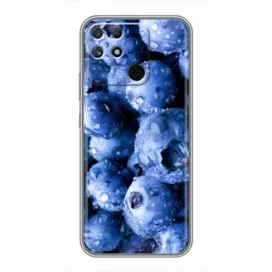 Чехол с изображением  вкусной еды для Realme NARZO 30A (Голубика)
