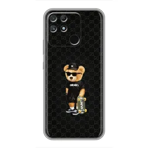 Чехлы Мишка Тедди для Реалми Нарзо 30а (GUCCI Teddy)